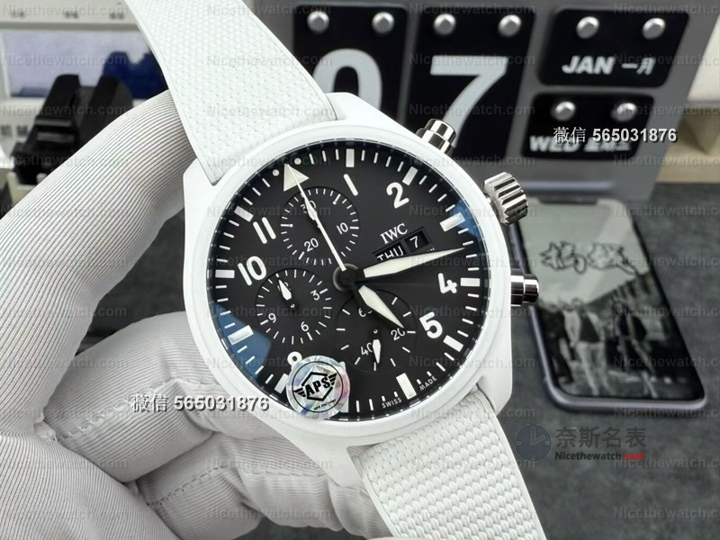 戴了APS太浩湖白陶瓷飞计一周！44.5mm巨无霸+全陶瓷壳，居然不显大？ | 奈斯探表