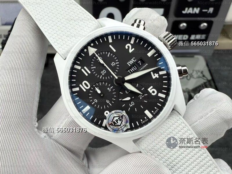 戴了APS太浩湖白陶瓷飞计一周！44.5mm巨无霸+全陶瓷壳，居然不显大？ | 奈斯探表