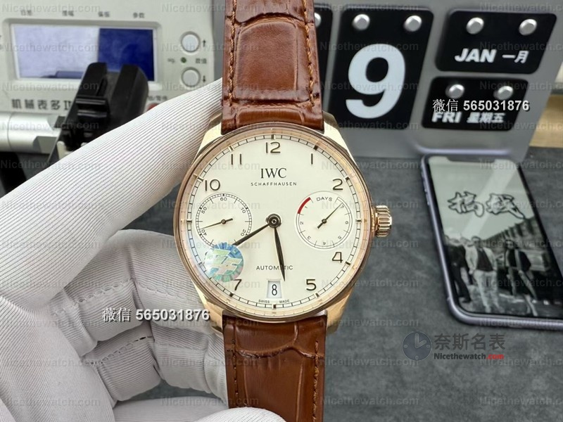 比蓝针更显贵气？ZF万国葡七金针版开箱：细节拉满，连CD纹都对版！ | 奈斯探表