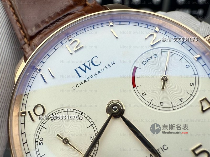 比蓝针更显贵气？ZF万国葡七金针版开箱：细节拉满，连CD纹都对版！ | 奈斯探表