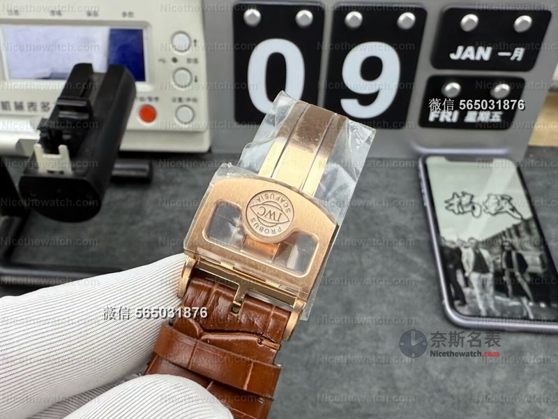 比蓝针更显贵气？ZF万国葡七金针版开箱：细节拉满，连CD纹都对版！ | 奈斯探表