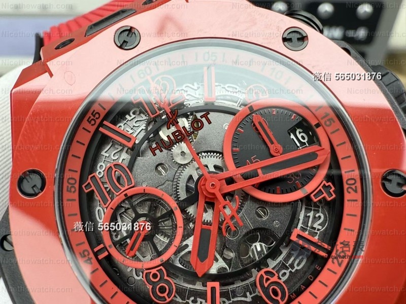 告别7750！BBF厂Big Bang红色魔力搭载自研UNICO机芯，真实计时+快拆表带太香了！ | 奈斯探表