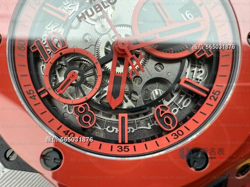 告别7750！BBF厂Big Bang红色魔力搭载自研UNICO机芯，真实计时+快拆表带太香了！ | 奈斯探表