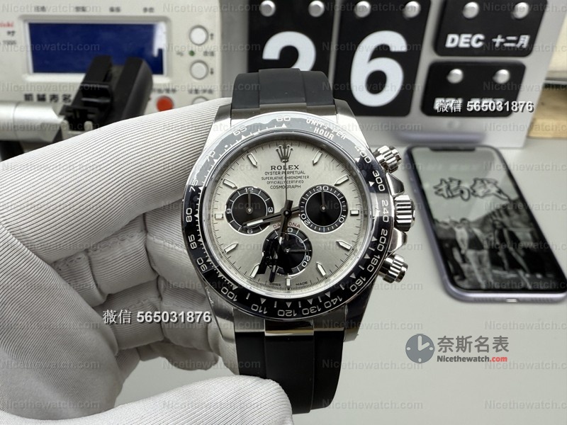 VS厂劳力士灰熊迪通拿深度实测：138克配重+丹东4131机芯，值不值得入？ | 奈斯探表