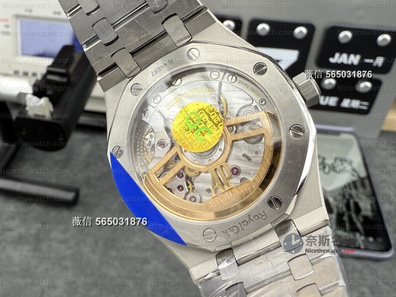 站西市场黑马！APS爱彼15500搭载4302一体机芯无卡度+配重砝码，23节表带配重精准，商务休闲两相宜 | 奈斯探表