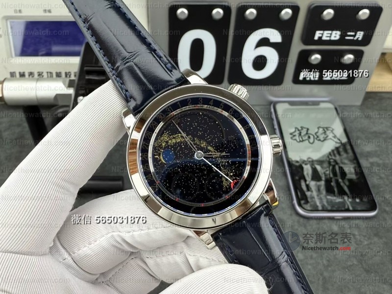 抬腕看见银河挪动？深度体验PPF百达翡丽6102星空三层蓝宝石星空盘真实魅力 | 奈斯探表