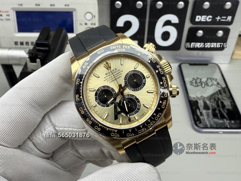 VS厂配重版金胶迪实测：136g沉甸手感+丹东4131机芯，这款余文乐同款太香了！ | 奈斯探表