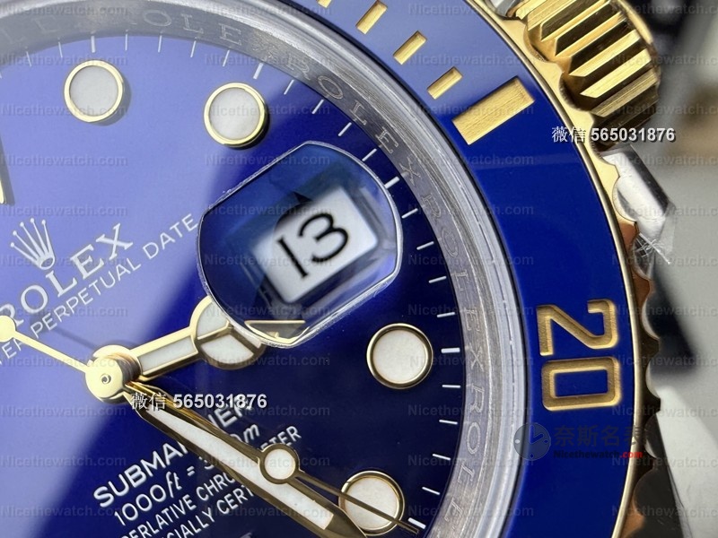 间金蓝水鬼终极进化！VS厂V2配重版实测180克，丹东3235机芯+电镀金工艺太顶了 | 奈斯探表