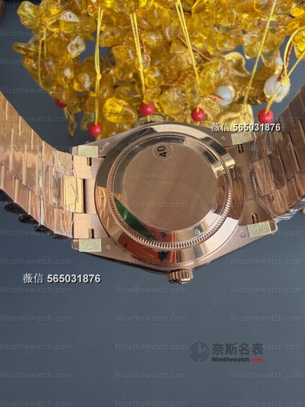 VS厂劳力士DD玫瑰金绿盘V2实测：182克真实压手感，丹东3255机芯到底有多能打？ | 奈斯探表