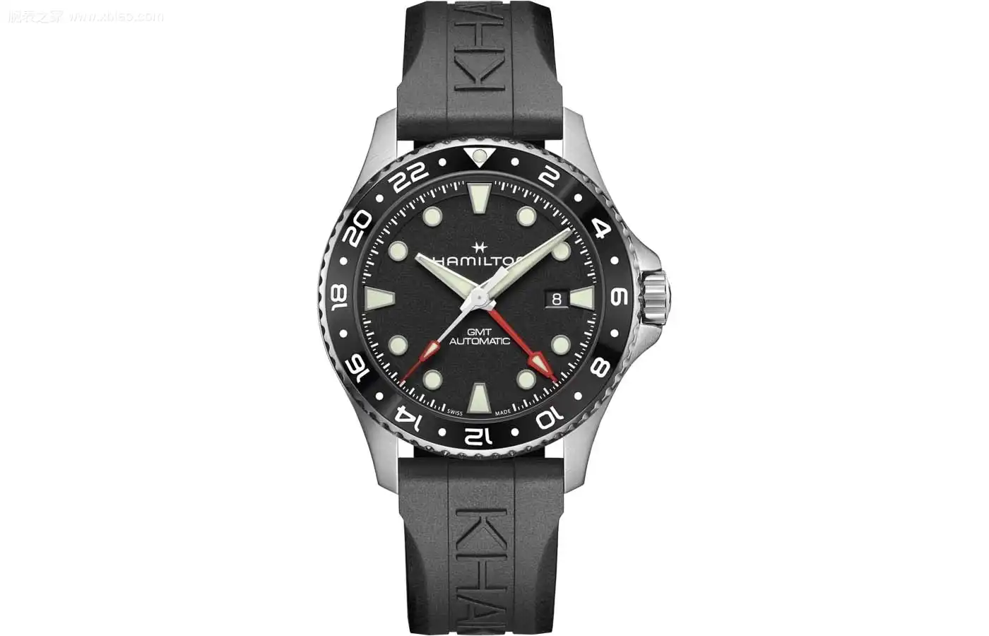 汉米尔顿推出三款全新水肺GMT 43mm：300米防水+陶瓷圈+80小时动储，1275瑞郎 | 奈斯探表