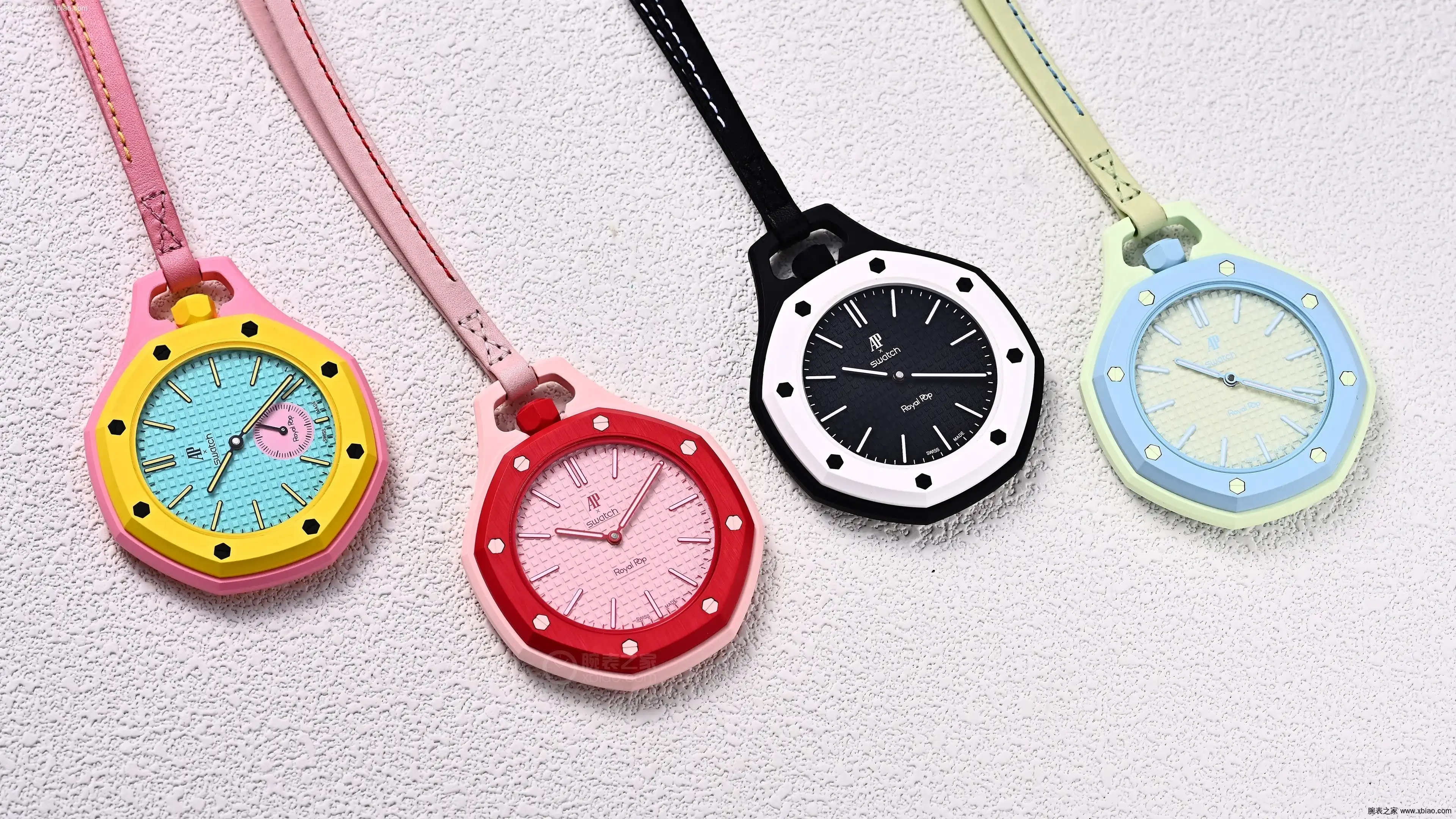 2950元起：AP×SWATCH Royal Pop全系8色解析，3点位表冠款带小秒盘贵200 | 奈斯探表